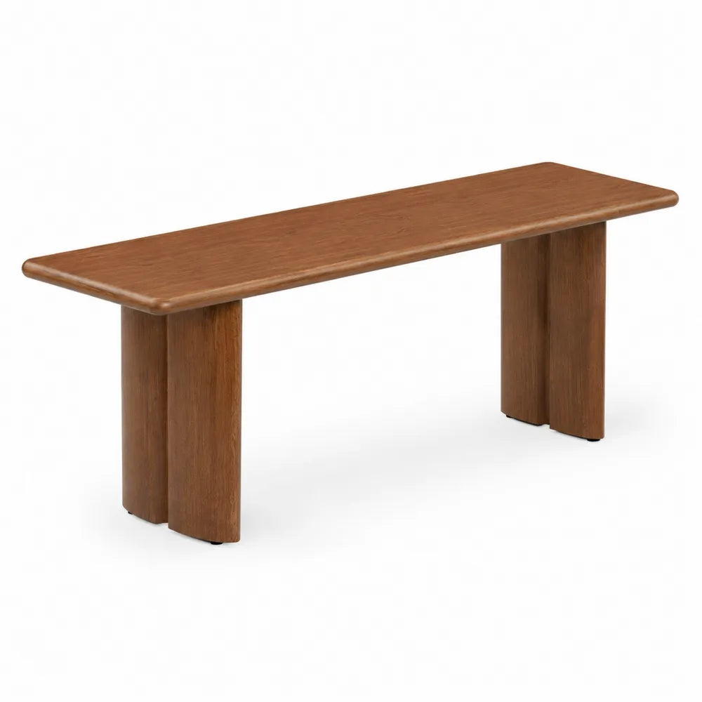 Banco de madera de roble marr¨®n 12
