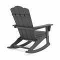 Silla mecedora de madera gris