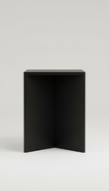 Silla minimalista metal negro
